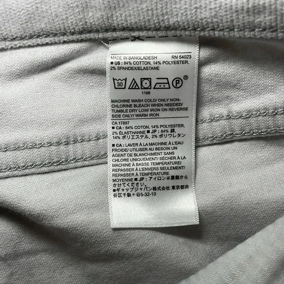 Banana Republic silver skinny cords sz 10 - Picture 5 of 10